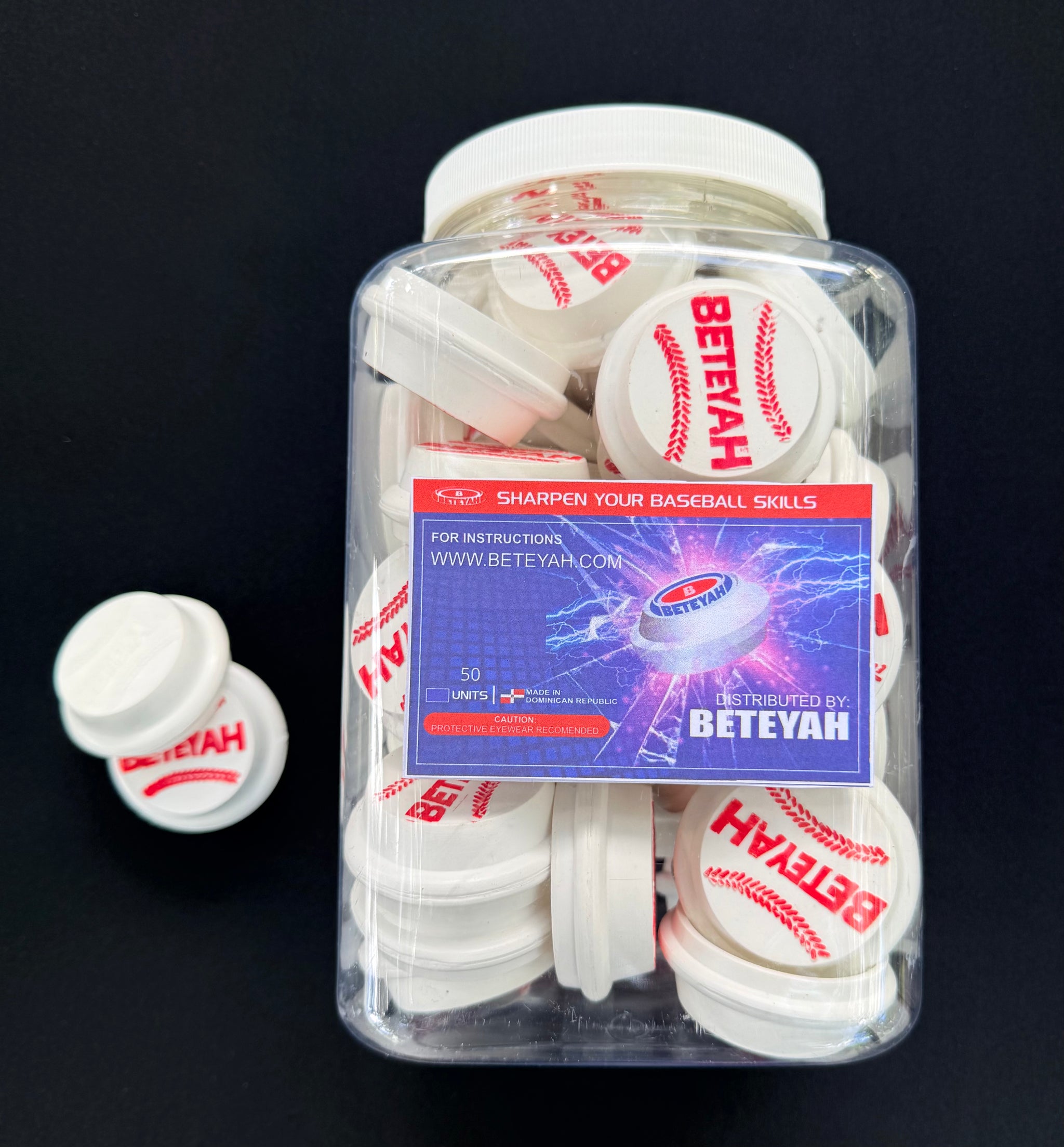 BETEYAH Caps - 50 Caps Bucket